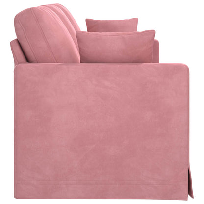 Divano Rosa 198 x 78 x 80 cm Velluto