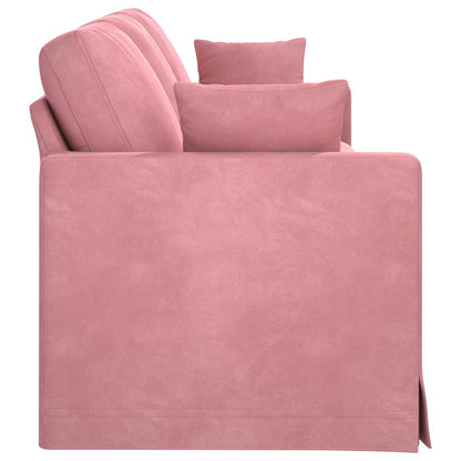 Divano Rosa 228 x 78 x 80 cm Velluto