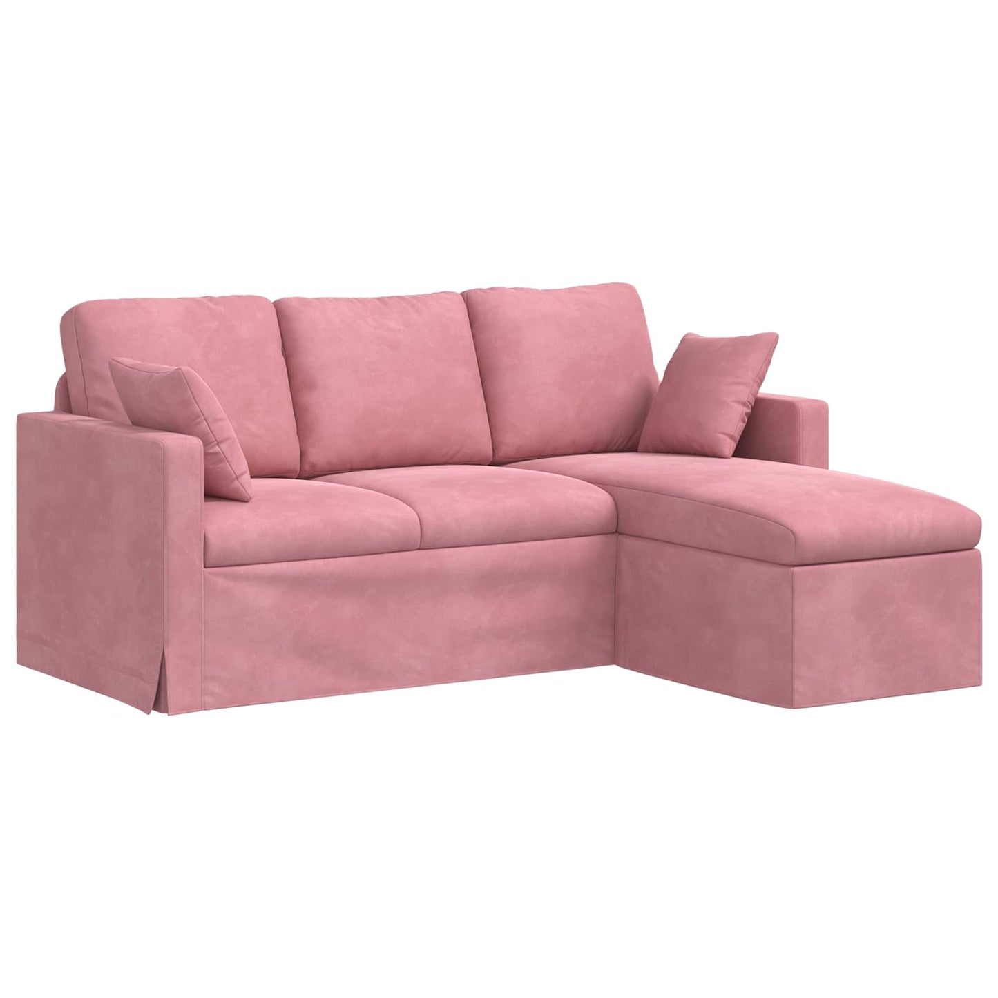 Divano Rosa 198 x 134 x 80 cm Velluto