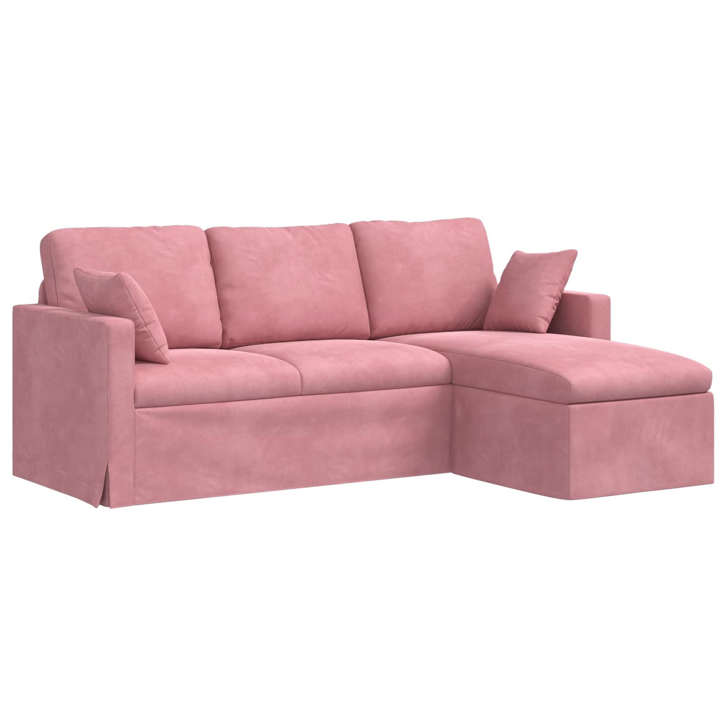 Divano Rosa 198 x 134 x 80 cm Velluto