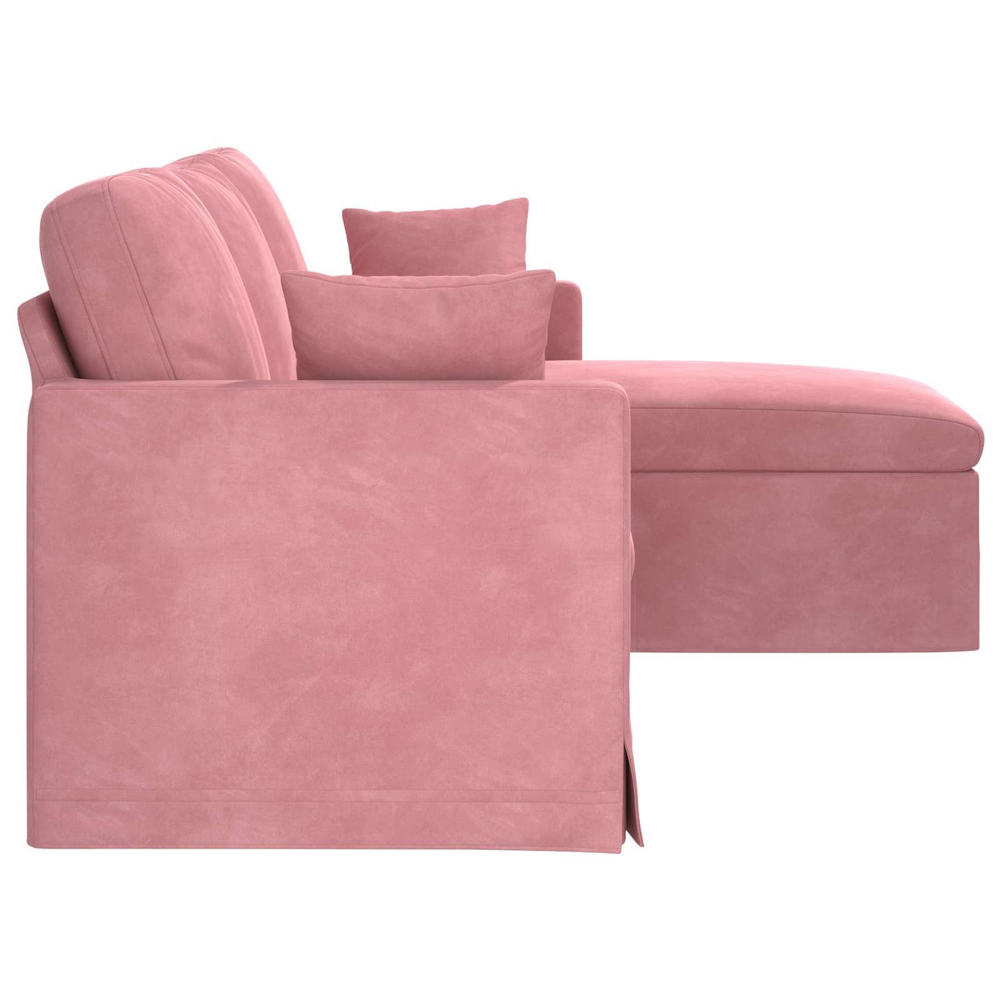 Divano Rosa 198 x 134 x 80 cm Velluto