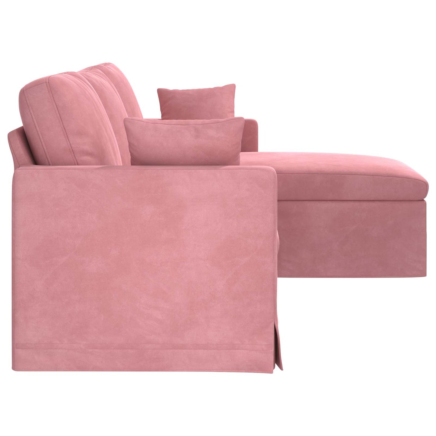 Divano Rosa 198 x 134 x 80 cm Velluto