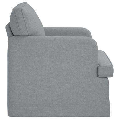Divano Grigio chiaro 84 x 80 x 85 cm Tessuto