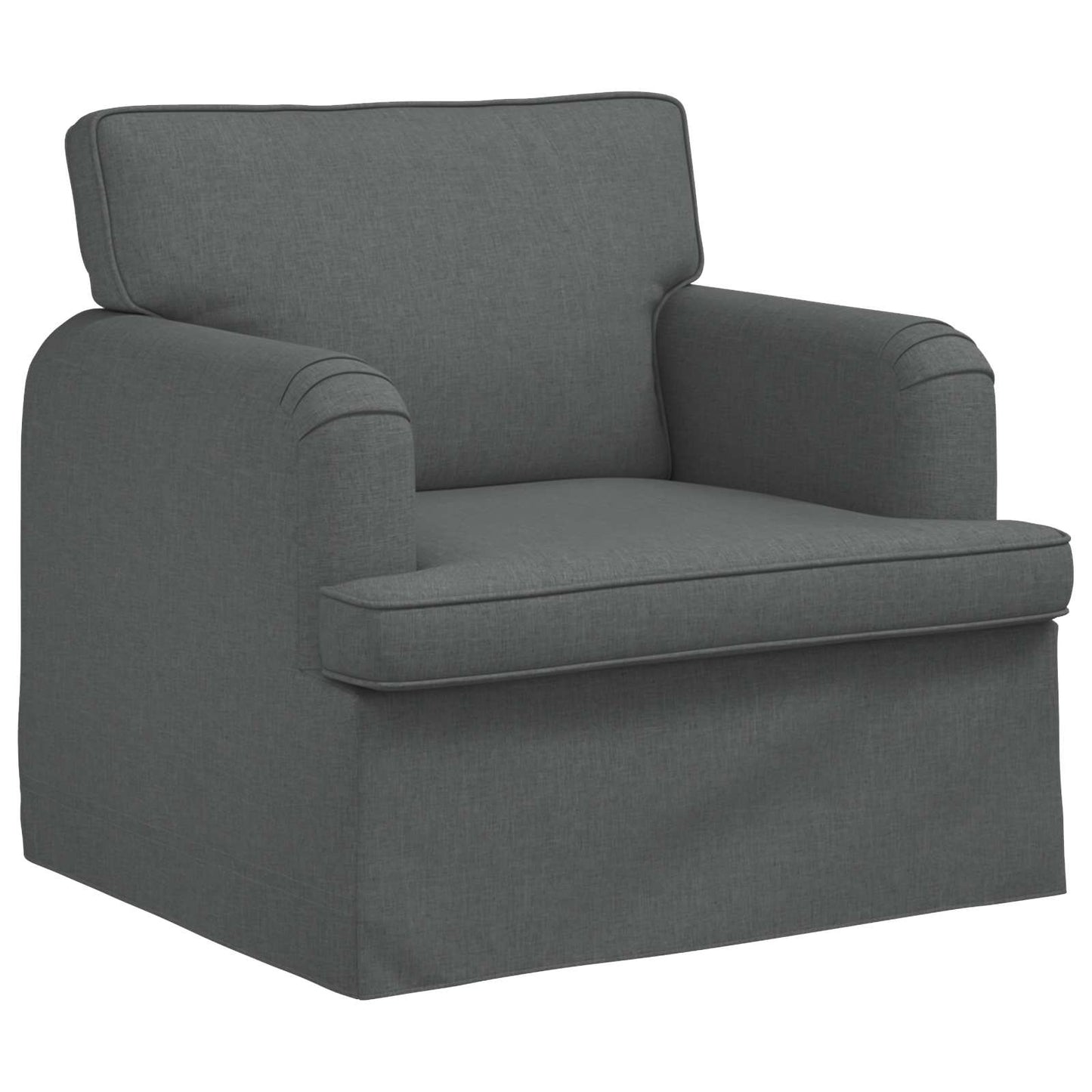 Divano Grigio scuro 84 x 80 x 85 cm Tessuto
