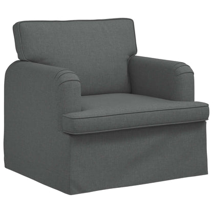 Divano Grigio scuro 84 x 80 x 85 cm Tessuto