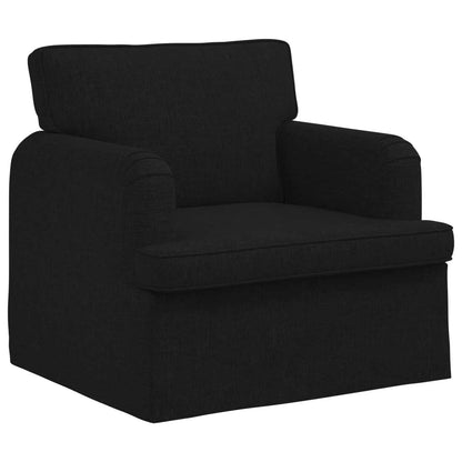 Divano Nero 84 x 80 x 85 cm Tessuto
