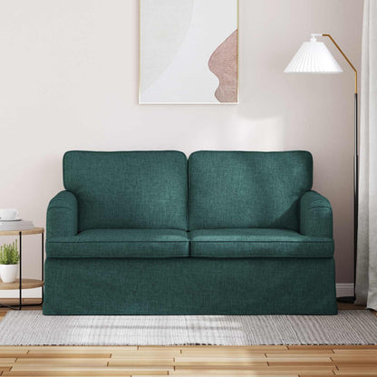 Divano Verde Scuro 144 x 80 x 85 cm Tessuto