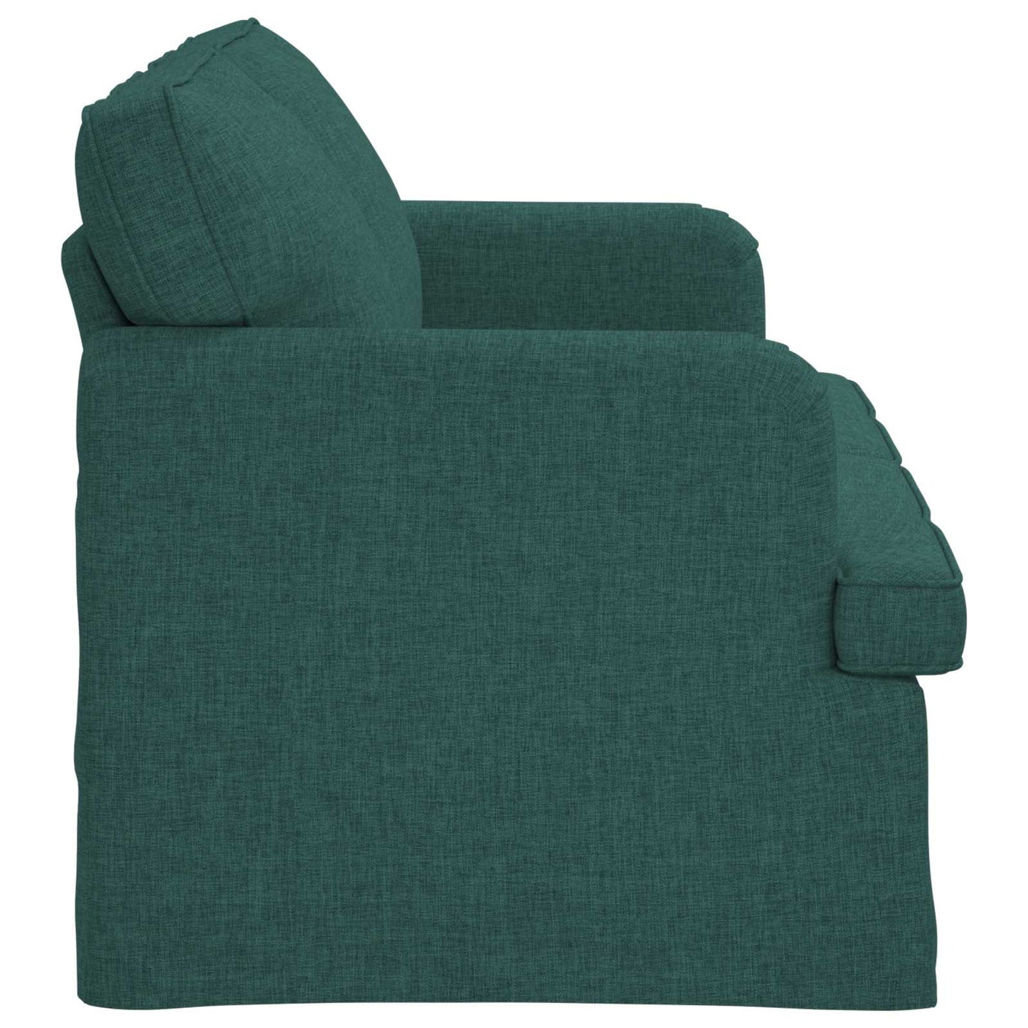 Divano Verde Scuro 144 x 80 x 85 cm Tessuto