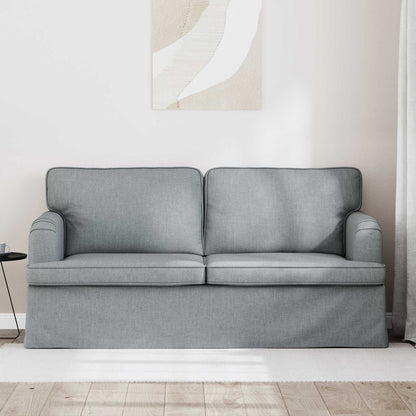 Divano Grigio chiaro 142 x 80 x 85 cm Tessuto