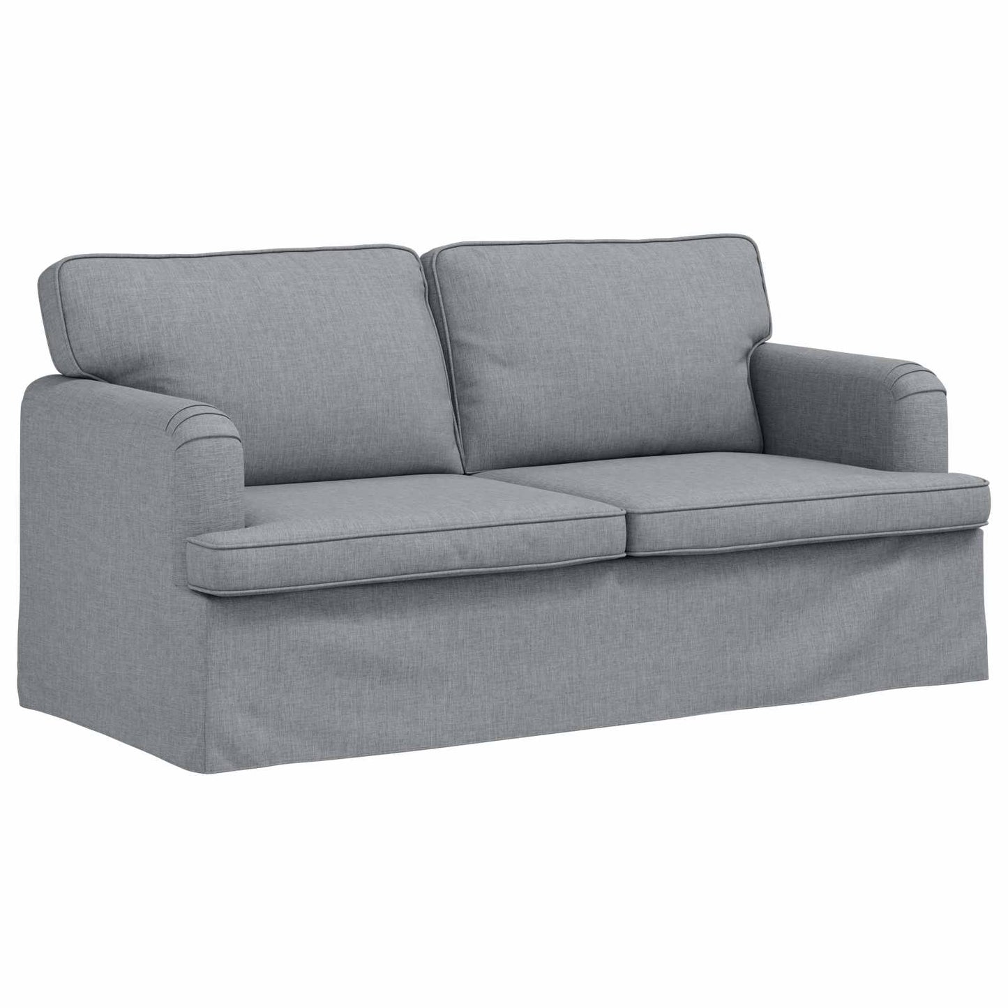 Divano Grigio chiaro 142 x 80 x 85 cm Tessuto