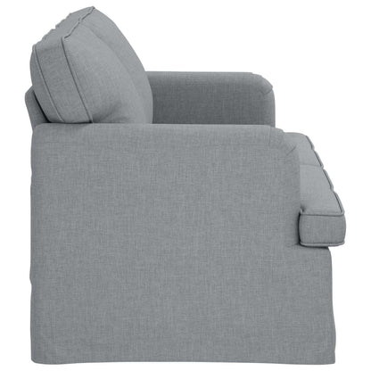 Divano Grigio chiaro 142 x 80 x 85 cm Tessuto