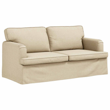 Divano Crema 142 x 80 x 85 cm Tessuto