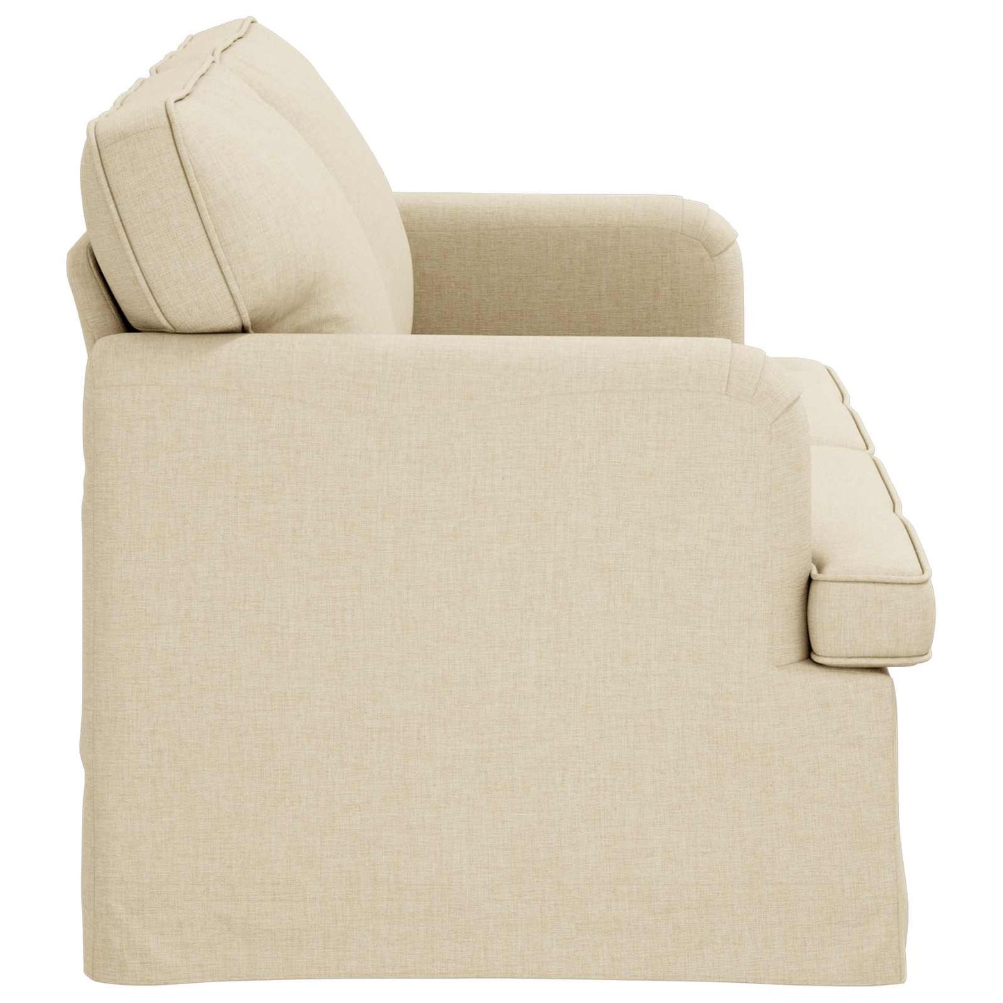 Divano Crema 142 x 80 x 85 cm Tessuto