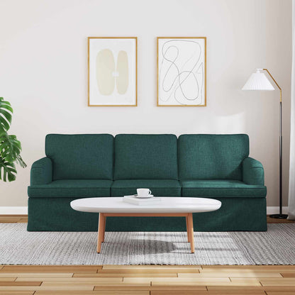 Divano Verde Scuro 201 x 80 x 85 cm Tessuto