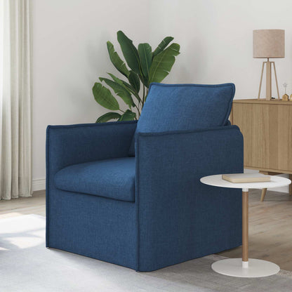 Divano Blu 195 x 82 x 85 cm Tessuto