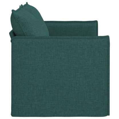 Divano Verde Scuro 156 x 82 x 85 cm Tessuto