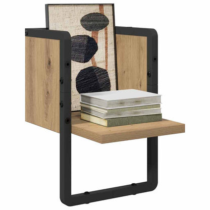 Scaffale da parete Rovere Artigianale 20 x 25 x 30 cm