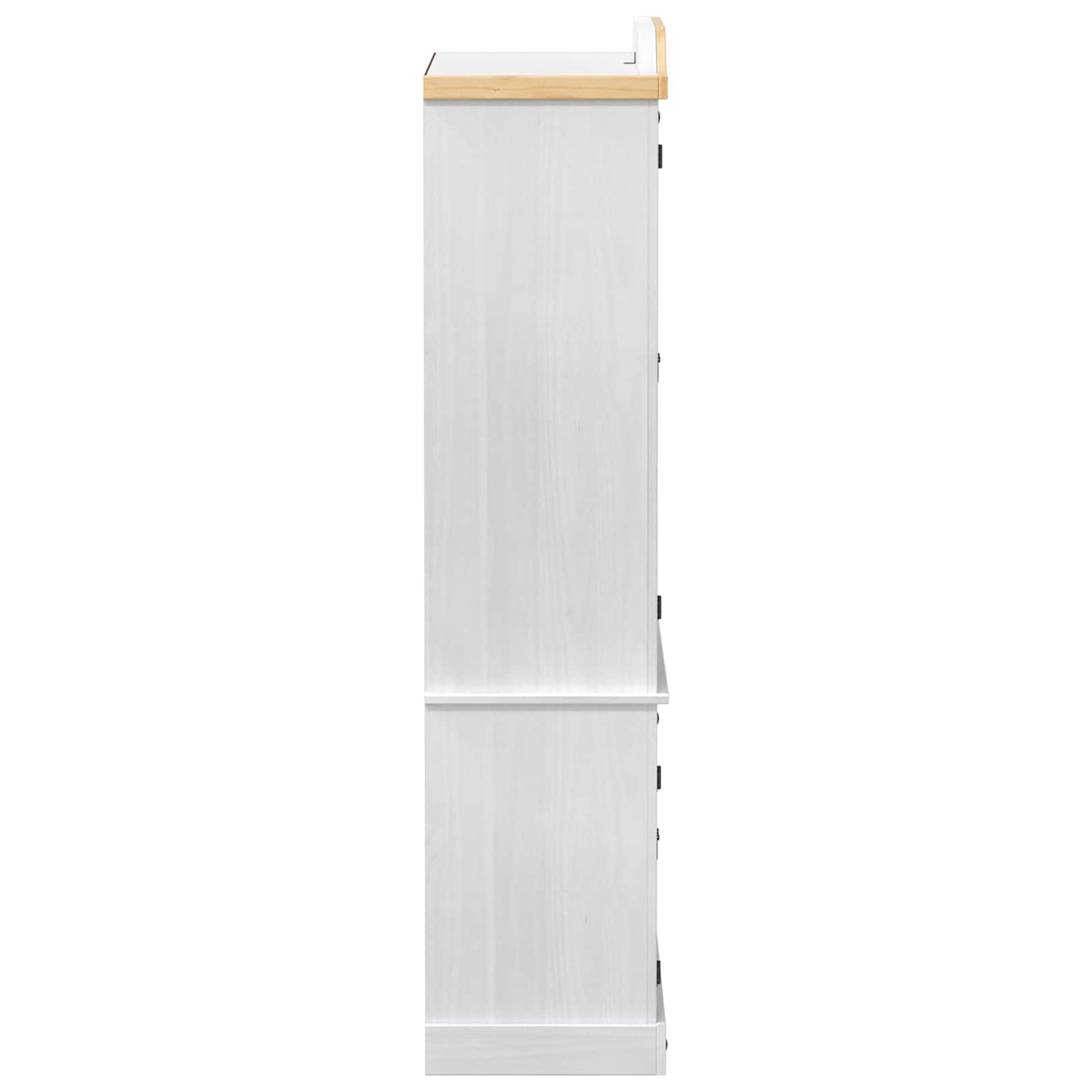 Vetrina Bianco 103.5 x 42 x 180 cm Pino massello