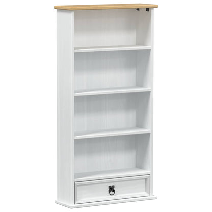 Mobile per CD Bianco 52 x 17.5 x 103 cm Pino massello