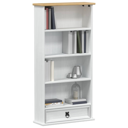 Mobile per CD Bianco 52 x 17.5 x 103 cm Pino massello