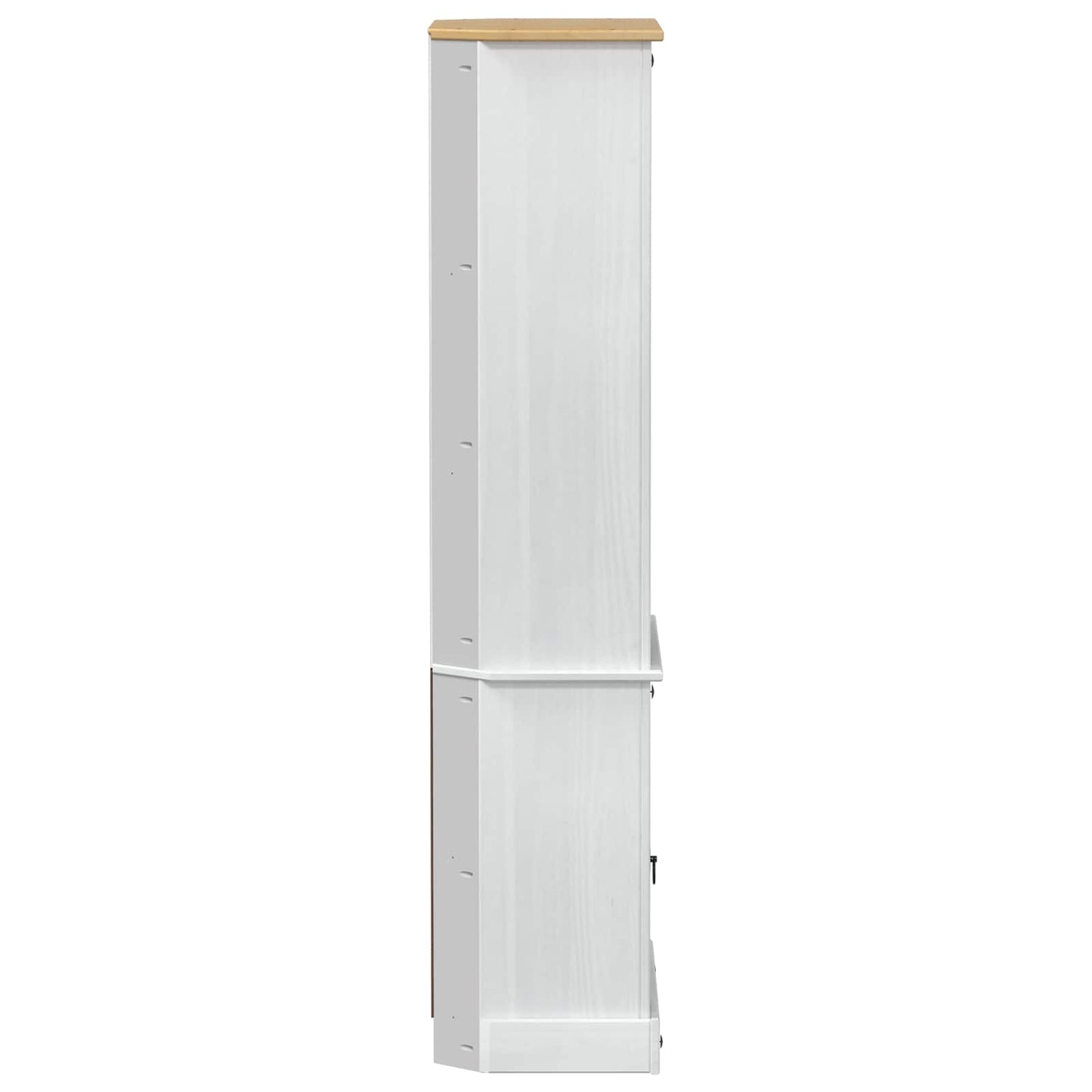 Credenza Bianco 74 x 38 x 170 cm Pino massello