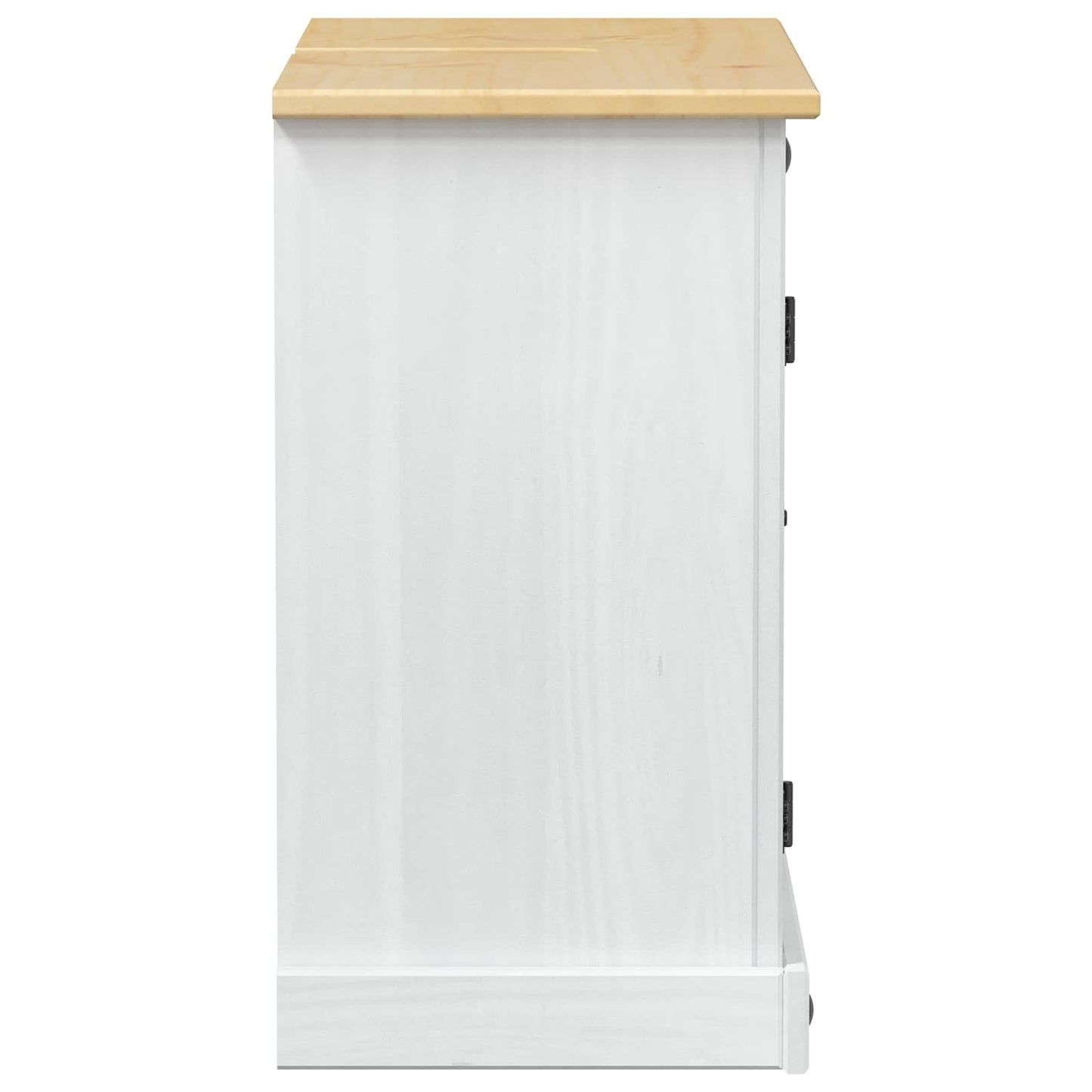 Armadio sottolavello Bianco 73 x 33 x 60 cm Pino massello