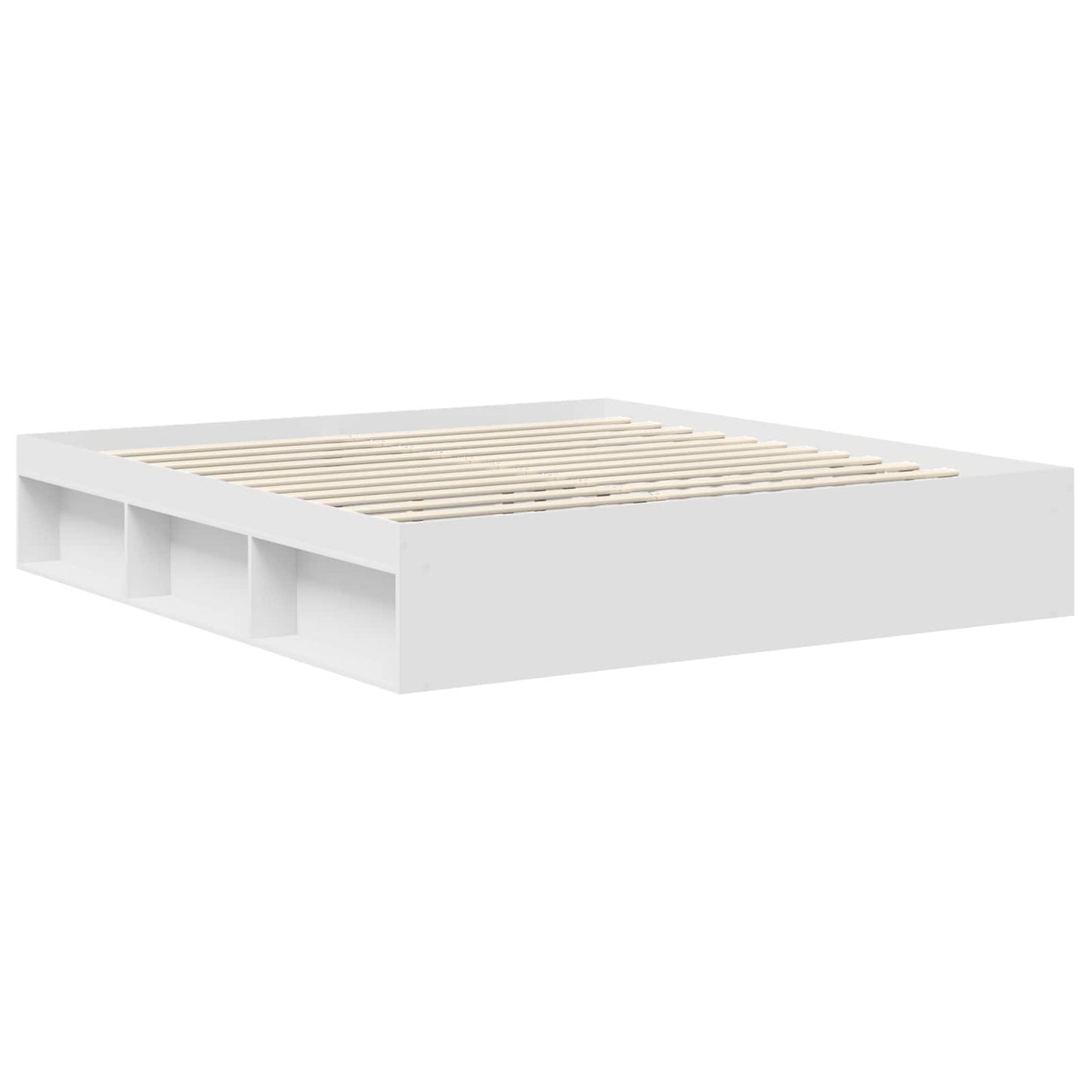 Struttura del letto Bianco 180 x 200 cm Legno multistrato