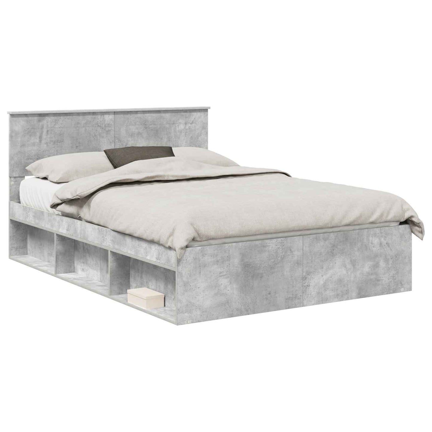 Struttura del letto Calcestruzzo 160 x 200 cm Legno multistrato