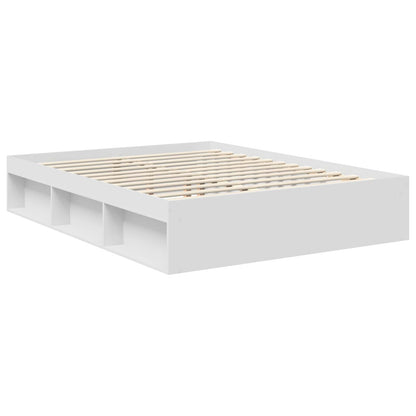 Struttura del letto Bianco 150 x 200 cm Legno multistrato