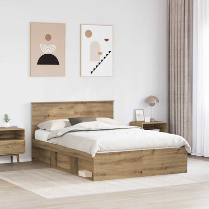 Struttura del letto Rovere artigianale 150 x 200 cm