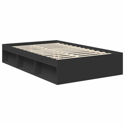 Struttura del letto Nero 120 x 190 cm Legno multistrato