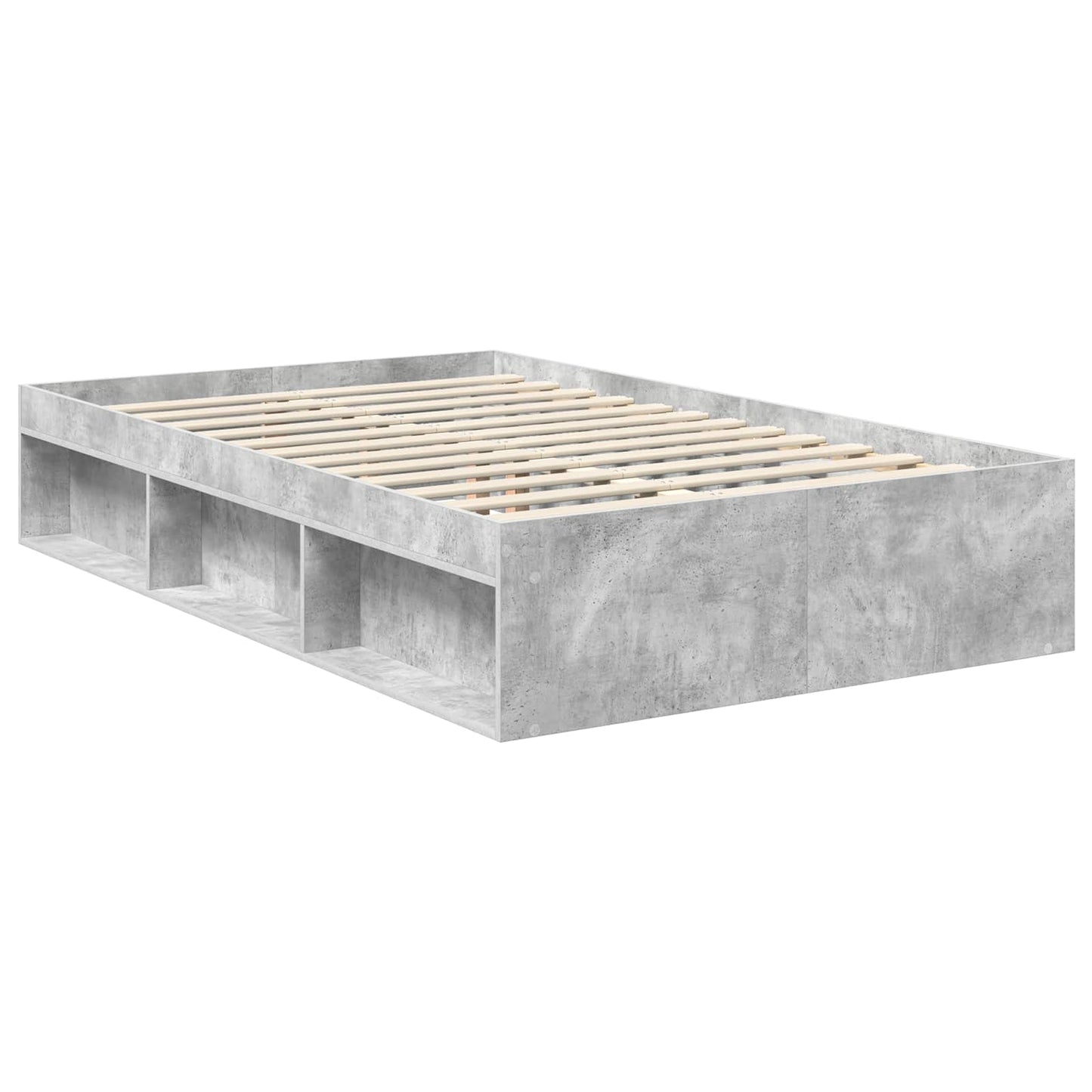 Struttura del letto Calcestruzzo 120 x 190 cm Legno multistrato