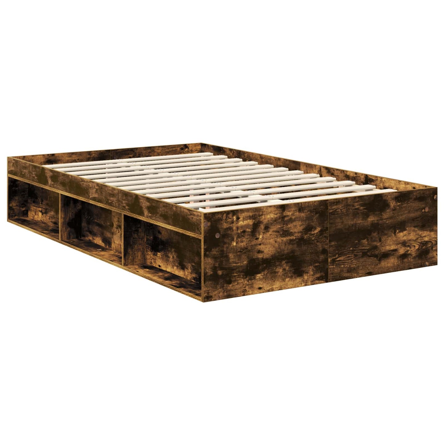 Struttura del letto Rovere fumÃ© 120 x 190 cm Legno multistrato