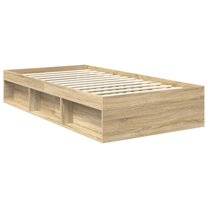Struttura del letto Sonoma 100 x 200 cm Legno multistrato