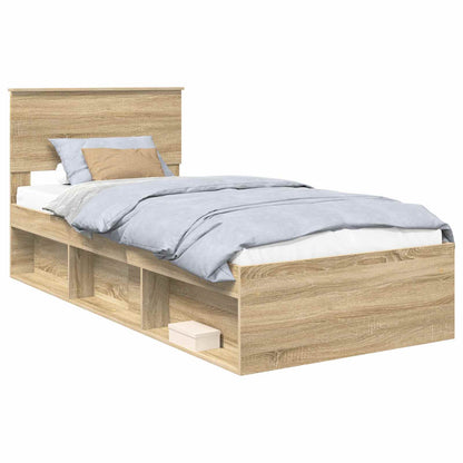 Struttura del letto Sonoma 90 x 190 cm Legno multistrato