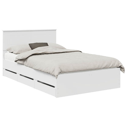 Struttura del letto Bianco 120 x 190 cm Legno Ingegnerizzato
