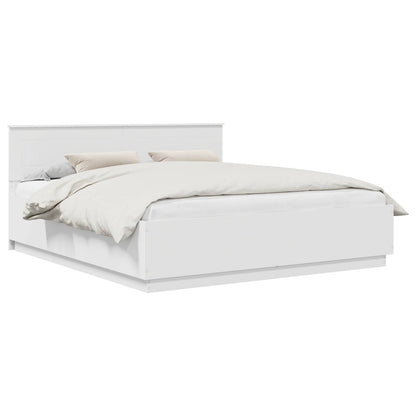 Struttura del letto Bianco 180 x 200 cm Legno multistrato