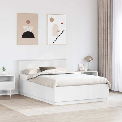 Struttura del letto Bianco 160 x 200 cm Legno multistrato