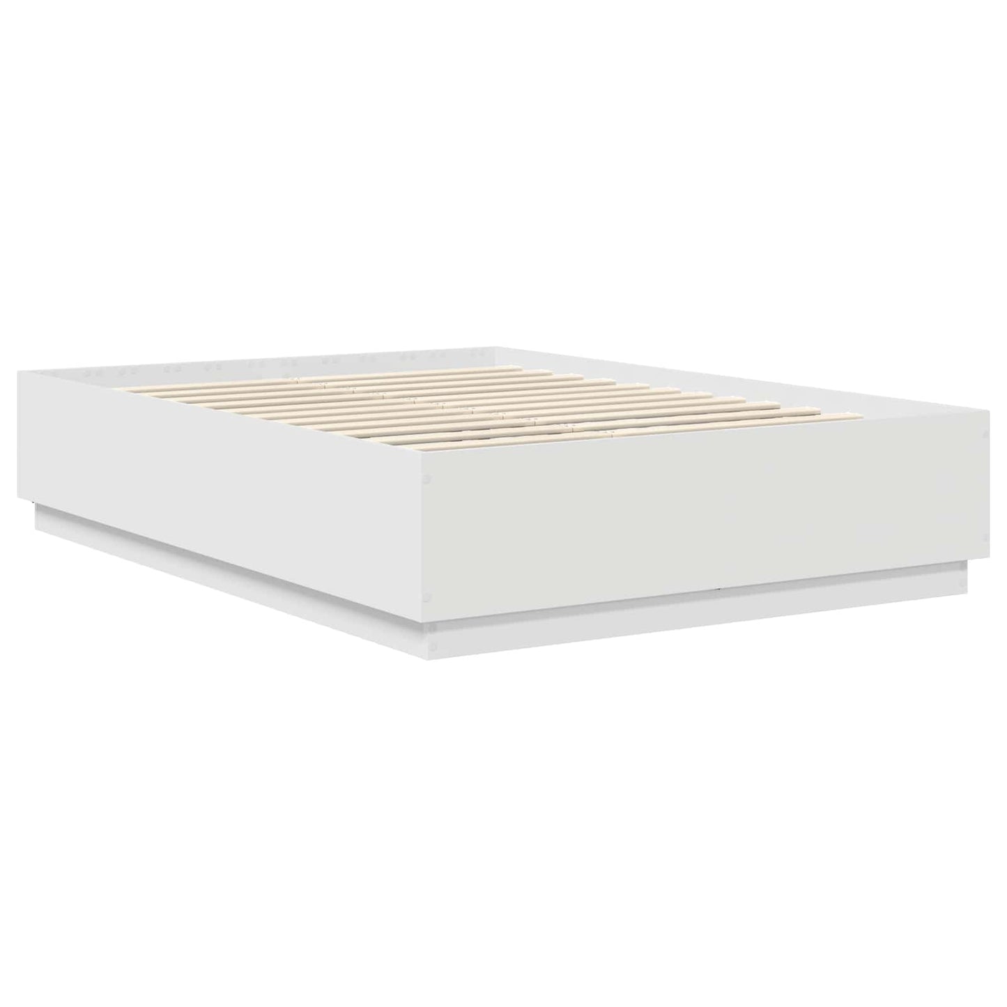 Struttura del letto Bianco 160 x 200 cm Legno multistrato