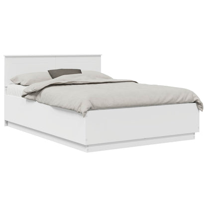 Struttura del letto Bianco 150 x 200 cm Legno multistrato
