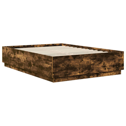 Struttura del letto Rovere fumÃ© 150 x 200 cm Legno multistrato