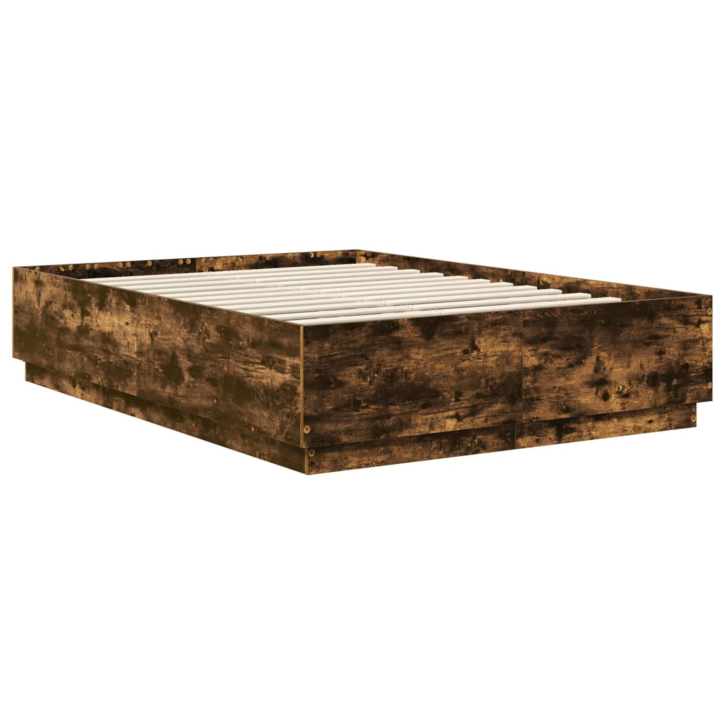 Struttura del letto Rovere fumÃ© 140 x 190 cm Legno multistrato