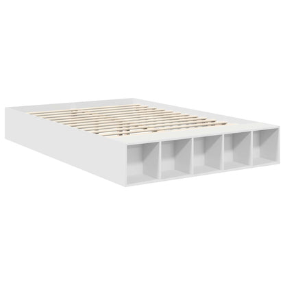 Struttura del letto Bianco 150 x 200 cm Legno multistrato