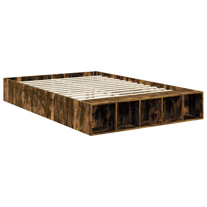 Struttura del letto Rovere fumÃ© 150 x 200 cm Legno multistrato