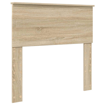Daybed Rovere Sonoma e Nero 75 x 190 cm Legno multistrato