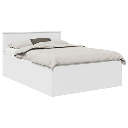 Struttura del letto Bianco 140 x 200 cm Legno multistrato