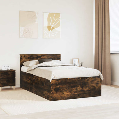 Struttura del letto Rovere fumÃ© 120 x 190 cm Legno multistrato