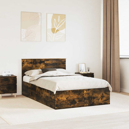 Struttura del letto Rovere fumÃ© 120 x 200 cm Legno multistrato