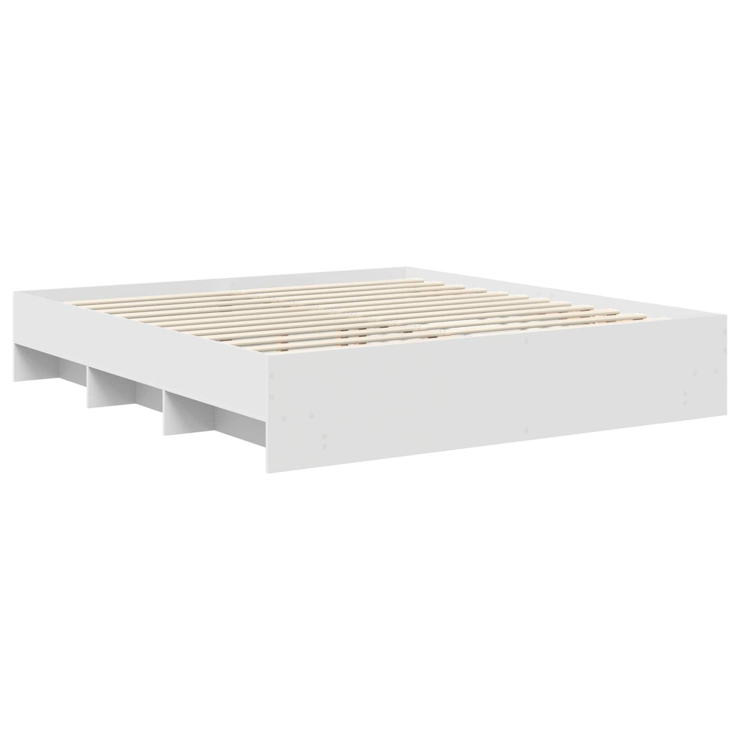 Struttura del letto Bianco 180 x 200 cm Legno multistrato