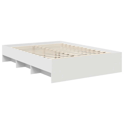 Struttura del letto Bianco 150 x 200 cm Legno multistrato